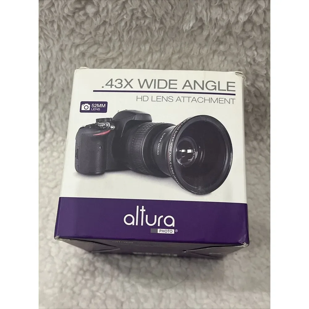 Altura 58mm 2-in-1 .43x Wide Angle Lens with Macro Portion, For DSLR‎ Cameras